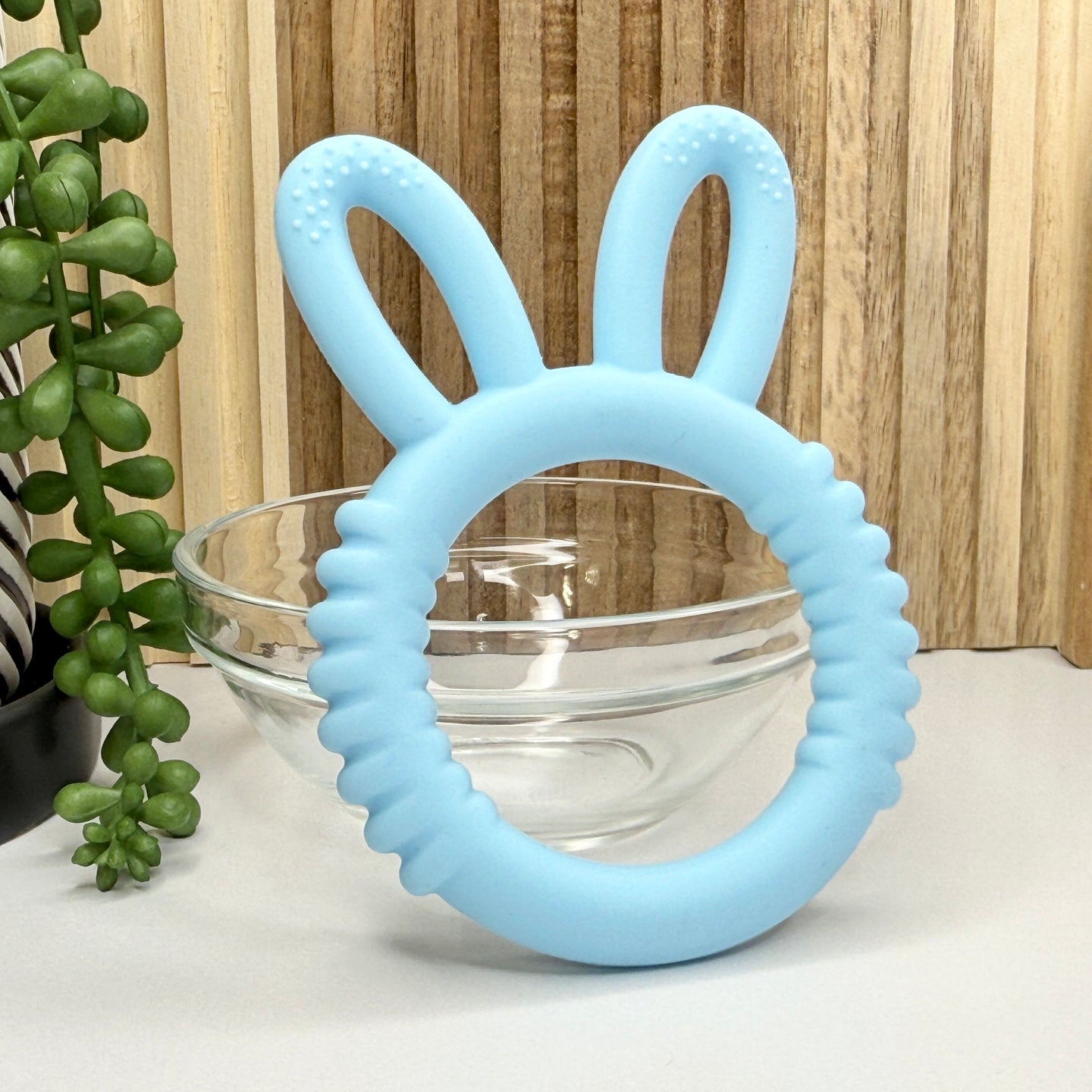 Bunny Teether | Sky Blue